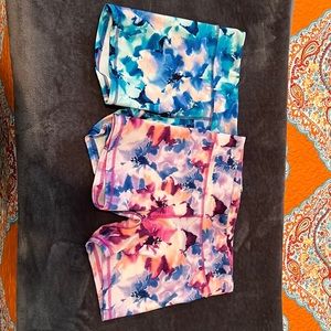 Old Navy Active Go-Dry girls XL (14) spandex exercise shorts. Sold as a set.